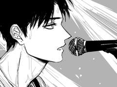 준빵 가비지사운드 AU 낙서