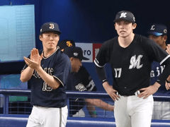 사사키 로키와 야마모토 요시노부가 해설석에 등장, 「저도 처음에는 로-탕이라고 불렀어요.」