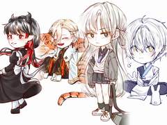 먈랑 콩떡 3등신 커미션