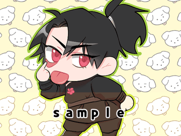 메롱망둥이청명 아크릴 키링도안 판매해용~