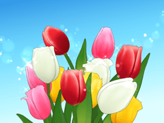 튤립 웹툰 브러쉬와 3D 소재