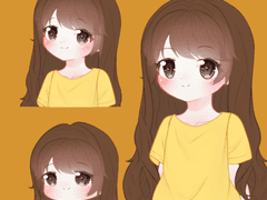 가히리 드림 여름 옷 입은 유카