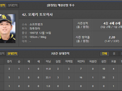 7/22 (토) NPB 조합 추천