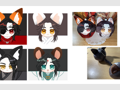 천관사복 경단 인형 도안 배포