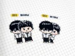 탱댐 띠부씰+아크릴 키링 도안 공유