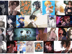 림버스 2차창작 연성들 유료도안