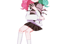 뿔테안경 너드여캐 전신