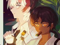 엘쏜 교류전 협력 일러스트