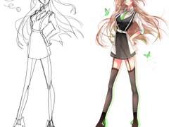 여캐 전신커미션