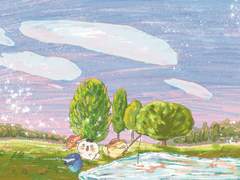 8월 무료 배경화면 (일러스트 배경화면)