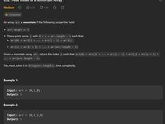 [2023.07.25] 852. Peak Index in a Mountain Array