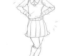 클튜 전신 선화