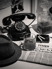 트렌치 안의 남자