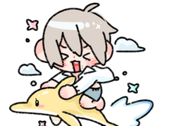 광마회귀 여름 테마 띠부 도안