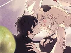 딸기 우유를 편지 위로 쏟는 일