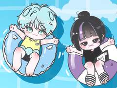 튜브 둥둥 고정틀 커미션!