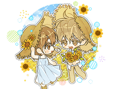 너바보! SD 고정틀 커미션