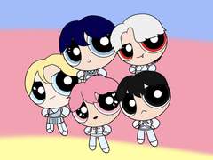 파워퍼프 플레이브 키링 도안 공유