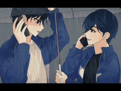 갑자기 소나기가 내린 순간에도