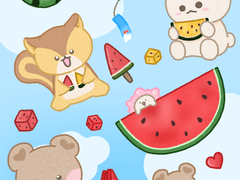 [굿노트] 7월 집에서 수박!🍉 테마 스티커