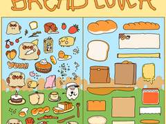 빵 강아지 스티커 빵뭉이