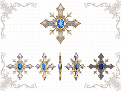 3d 로판 훈장&벨트브러쉬