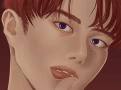 실사 도전기 12 : 엄지로 입술 문지르는 남자