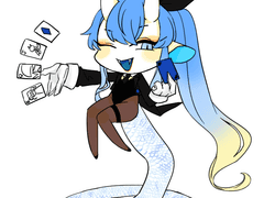 오로라 뱀의 비늘 러미