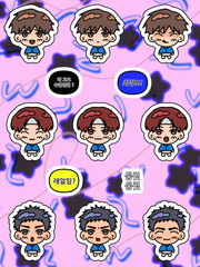 굿노트 속지, 스티커