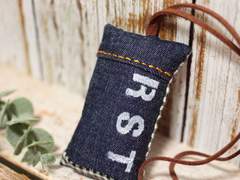 핸드메이드 데님 가방참