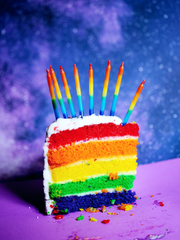 퐁당퐁당 무지개 케이크