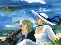 저 푸른 초원위에 구름같은 집을짓고