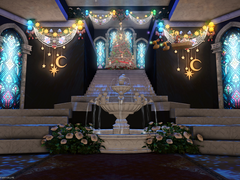 [ 대형 ] 크리스마스를 맞이한 저택