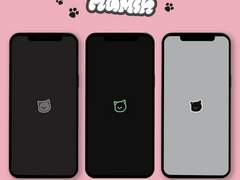 [플레이브] 🖤하민 깜고 배경화면🐈‍⬛