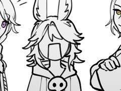 대충 드림컾이 아젬 만나는 만화