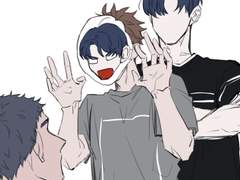 님 뒤에 저승사자 있음