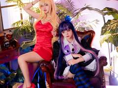 【Cosplay】 Panty&Stocking with Gaterbelt - 팬티&스타킹