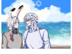 바다 폴라로이드 고정틀