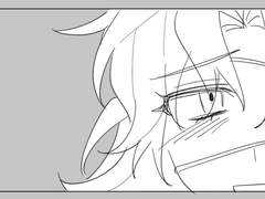 시선이 맞물린 곳은