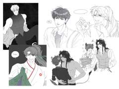 [커미션] D타입. LD 흑백