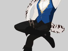 레이스턴 블루 / 해군 / 설표 수인