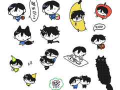 종뱅 스티커 도안 유료 배포