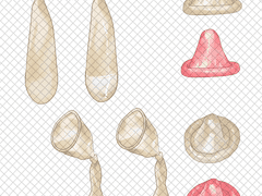 [ 웹툰 소재 / 화상소재 ] 콘돔 뜯음, 사용 png