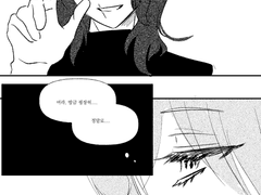 눈 앞의 사람은 __를 닮았다.