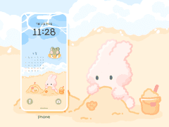 8월 달력 배경화면