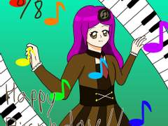 레이아 생일 일러스트