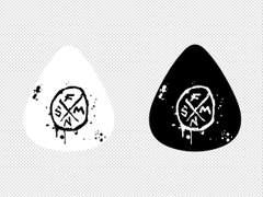 스어유 스파이더 펑크(호비 브라운) 피크 키링 도안