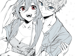 (close)선화 단색 커미션