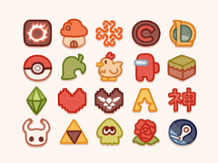 [굿노트] 말랑이 게임 스티커 & PC 아이콘 무료배포