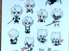 [블리치/배포 끝] 히츠가야 토시로 스티커 도안